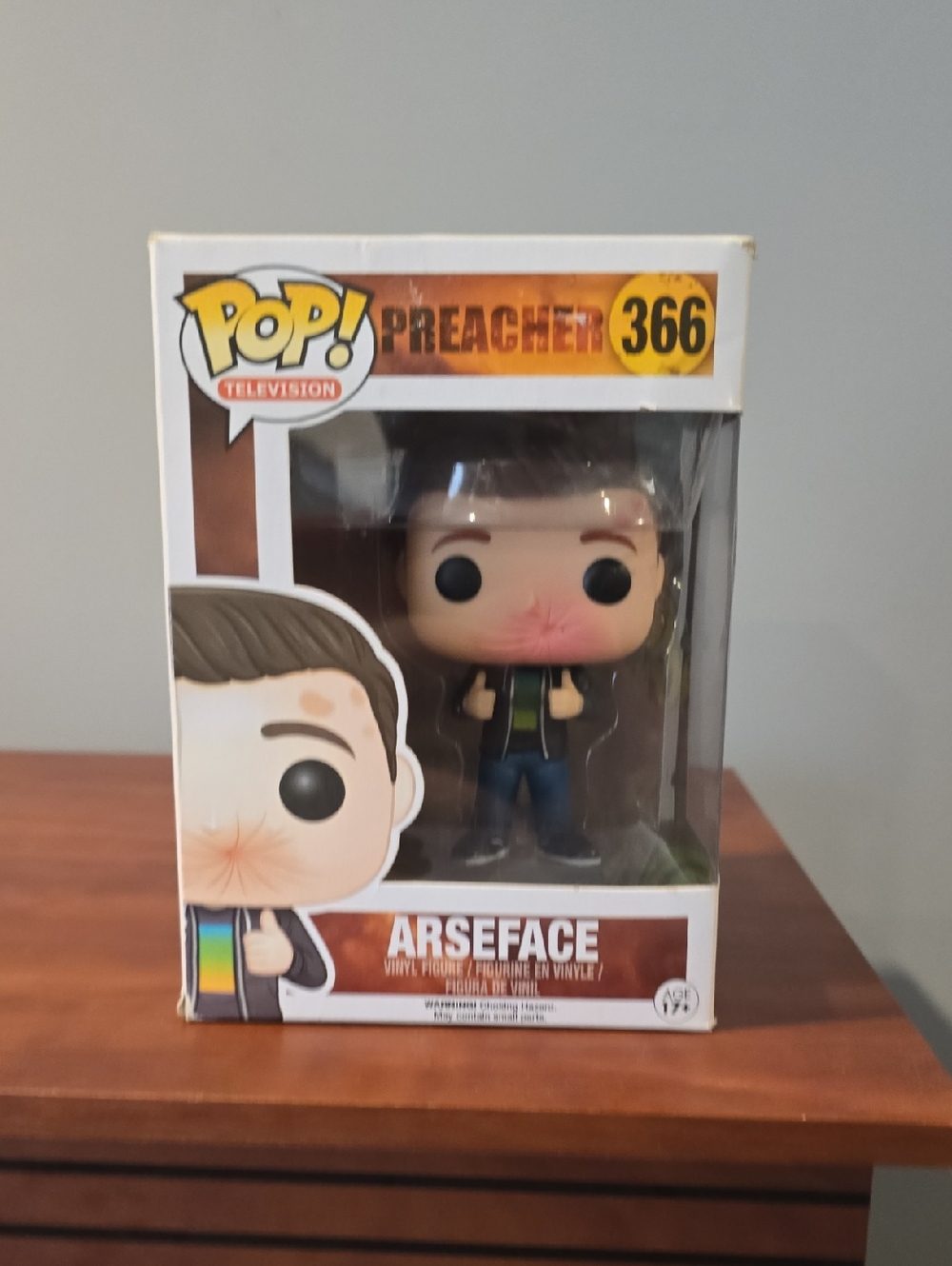 Funko Pop! Preacher Arseface Figure - White, Black, Blue, Green